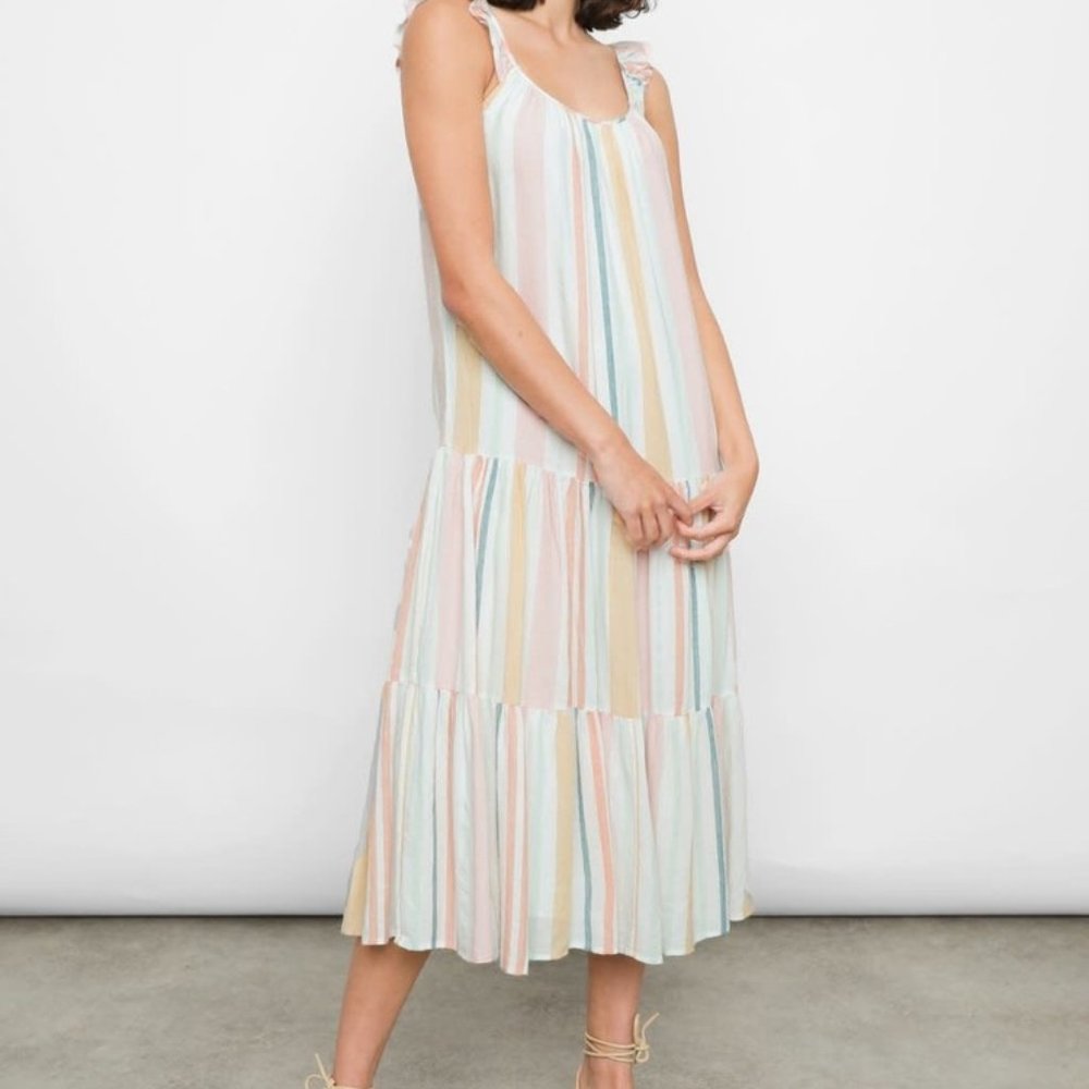 Rails Capri Dress Melon Stripe NWT Size: M